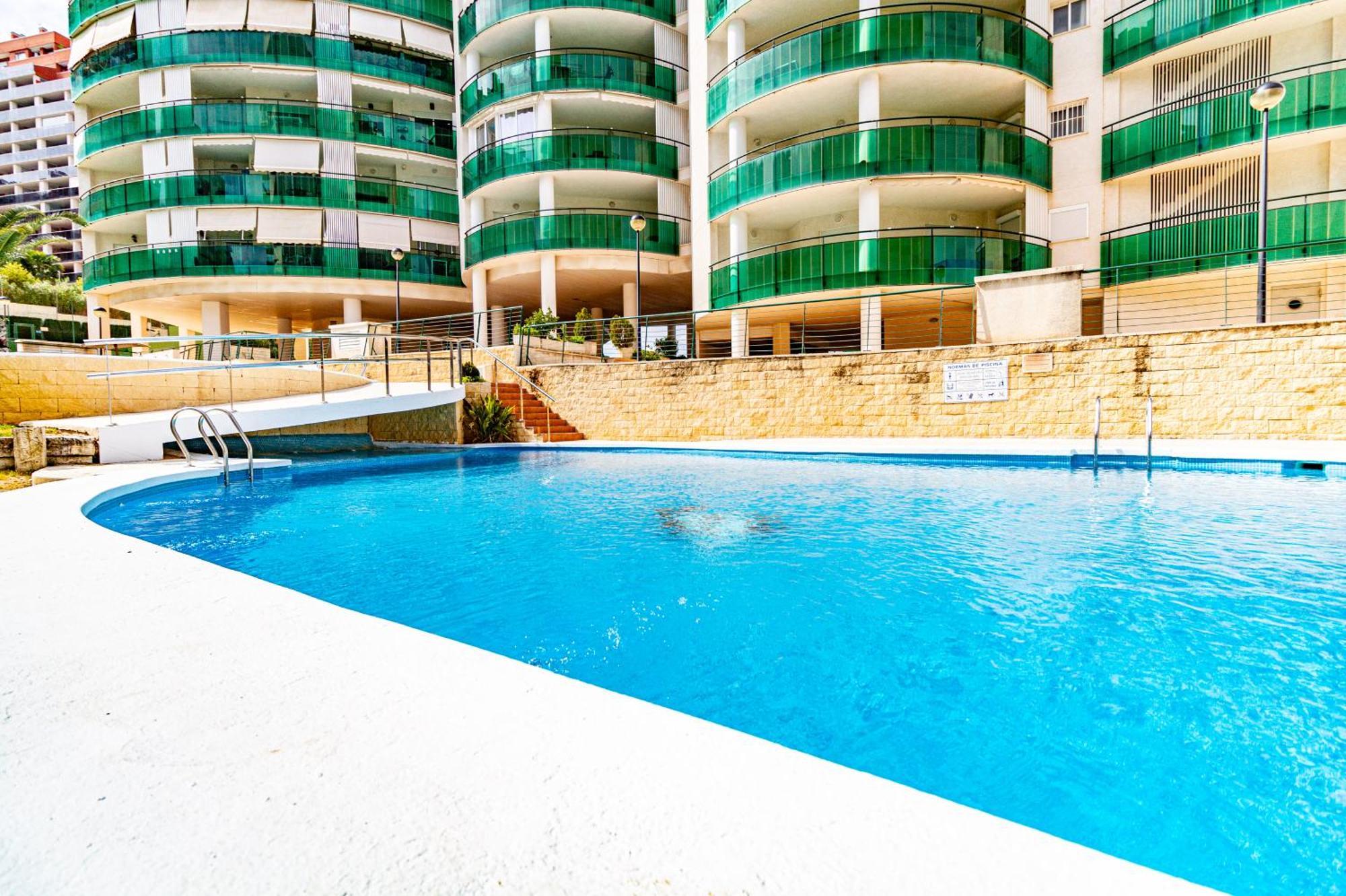 Apartment Vilapark With Pool, Free Parking, Terrace, Beach Benidorm Buitenkant foto